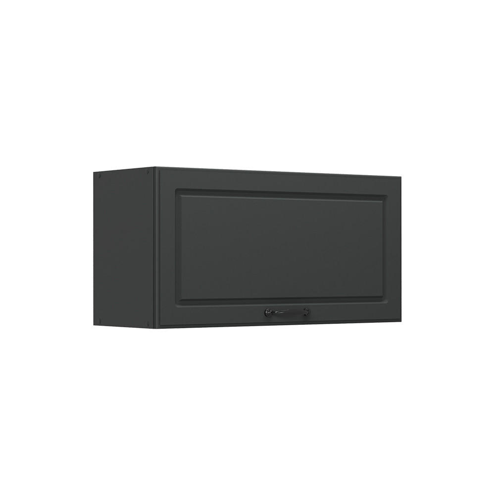 HÄNGESCHRANK R-Line, Anthrazit Landhaus/Anthrazit, 80 cm Flach - Anthrazit, Holzwerkstoff (80/40/31cm) - Vicco