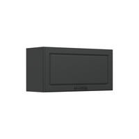 HÄNGESCHRANK R-Line, Anthrazit Landhaus/Anthrazit, 80 cm Flach - Anthrazit, Holzwerkstoff (80/40/31cm) - Vicco