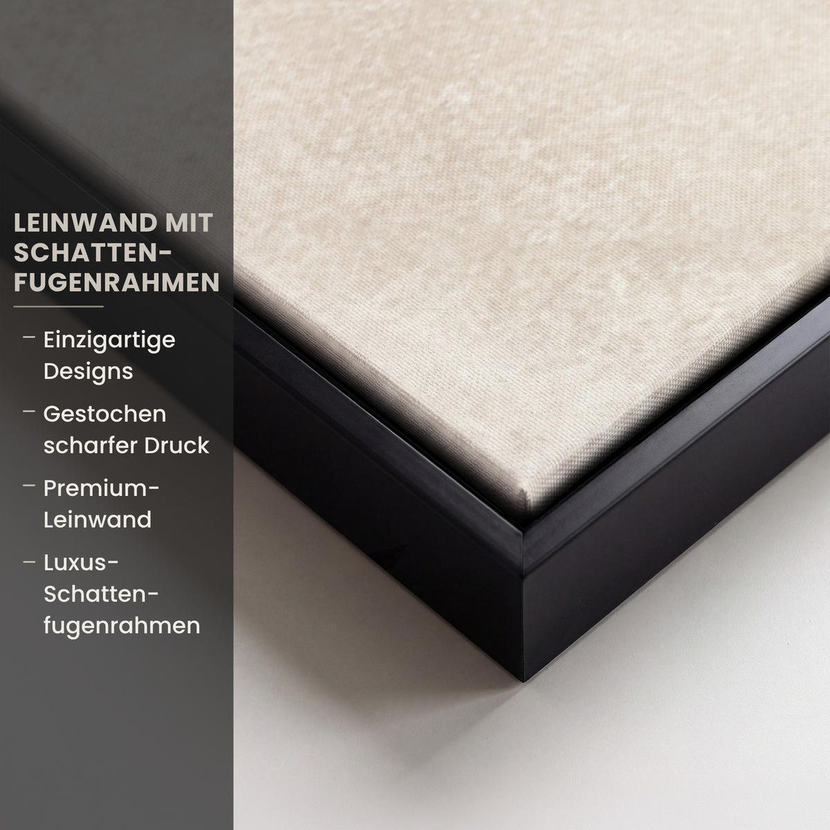 LEINWAND Bilder mit Rahmen - Weihnachtsbaum - Grün - Weihnachten - Feiertage - 140x90 - Olivgrün, Textil (140/90cm) - MuchoWow