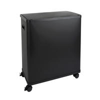 MÜLLEIMER SR2X30 60L Schwarz - Schwarz, Metall (57/60/34cm) - SVITA