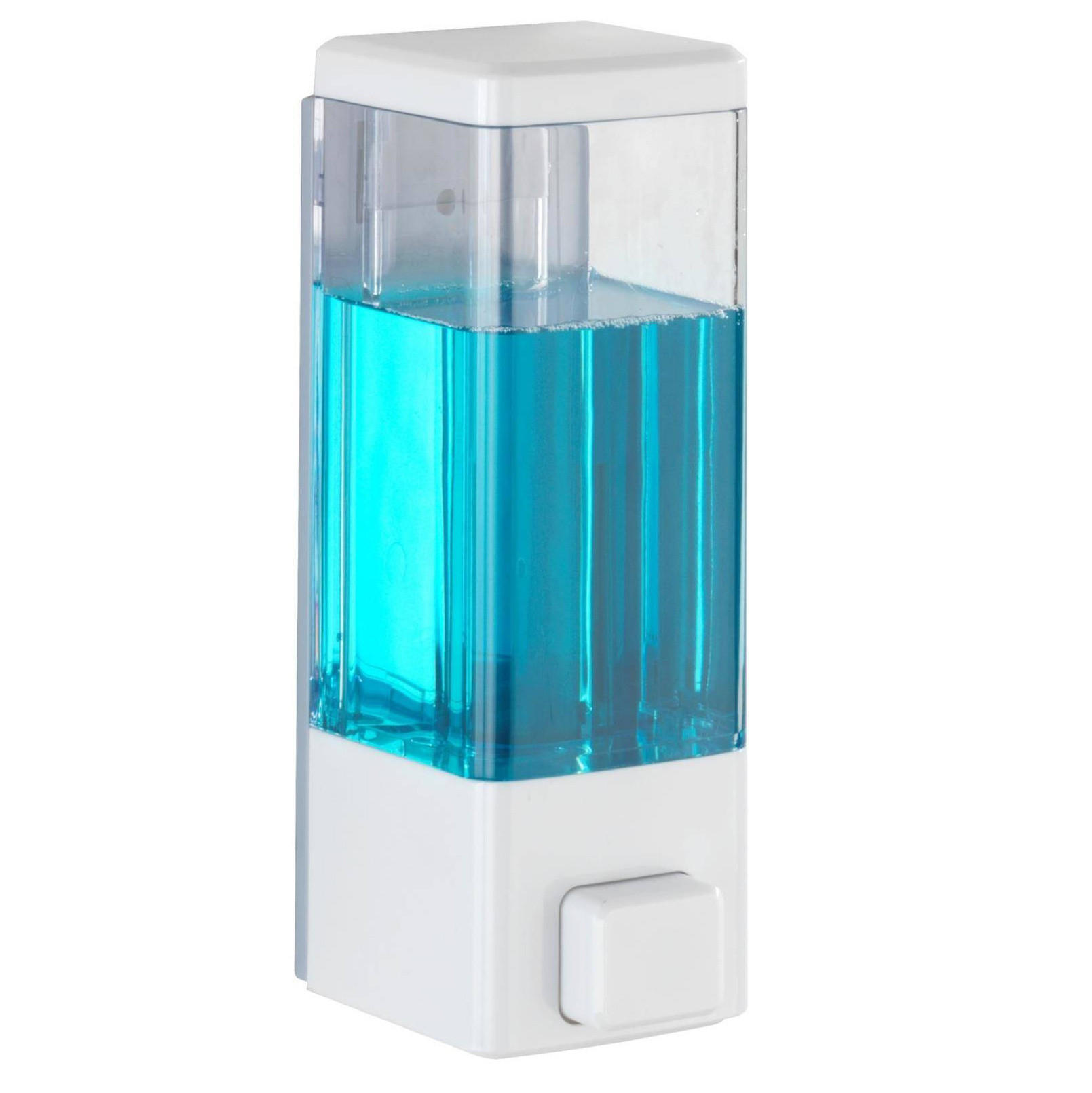 SEIFEN- und Desinfektionsmittelspender Istres 320 ml 7,5/6/18,5 cm - Weiß, Kunststoff (6/18.5/7.5cm) - Wenko