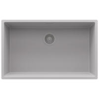 UNTERBAUSPÜLE GRANIT London, 2-er set Grau 76/47 cm 1 Becken + Ablauf-Set ab 80er Unterschrank - Grau, Kunststoff (76/20/47cm) - Primagran