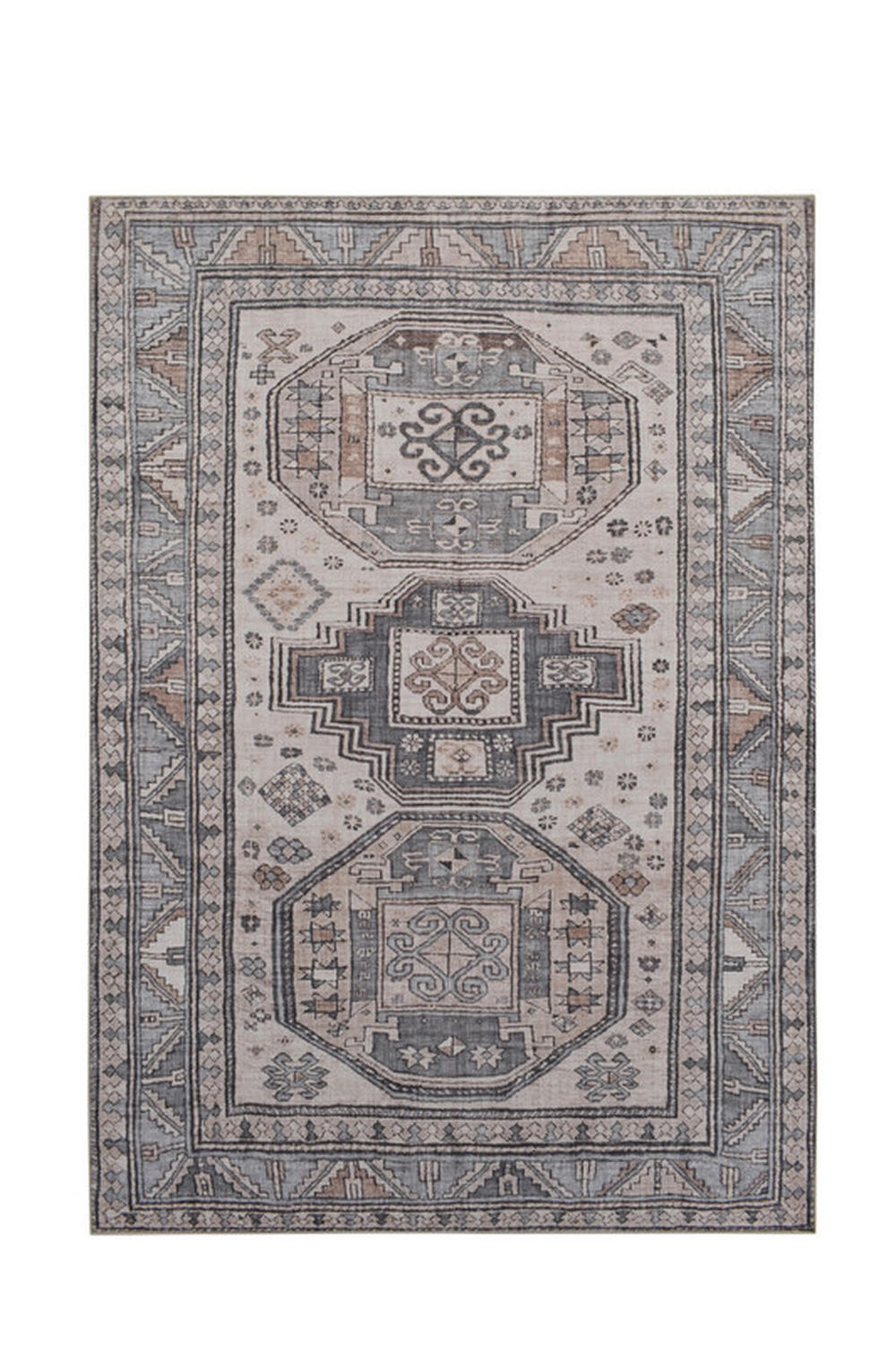 DESIGNTEPPICH Willow Multicolor 120x170 cm - Multicolor, Textil (120/170cm) - Vercai Rugs