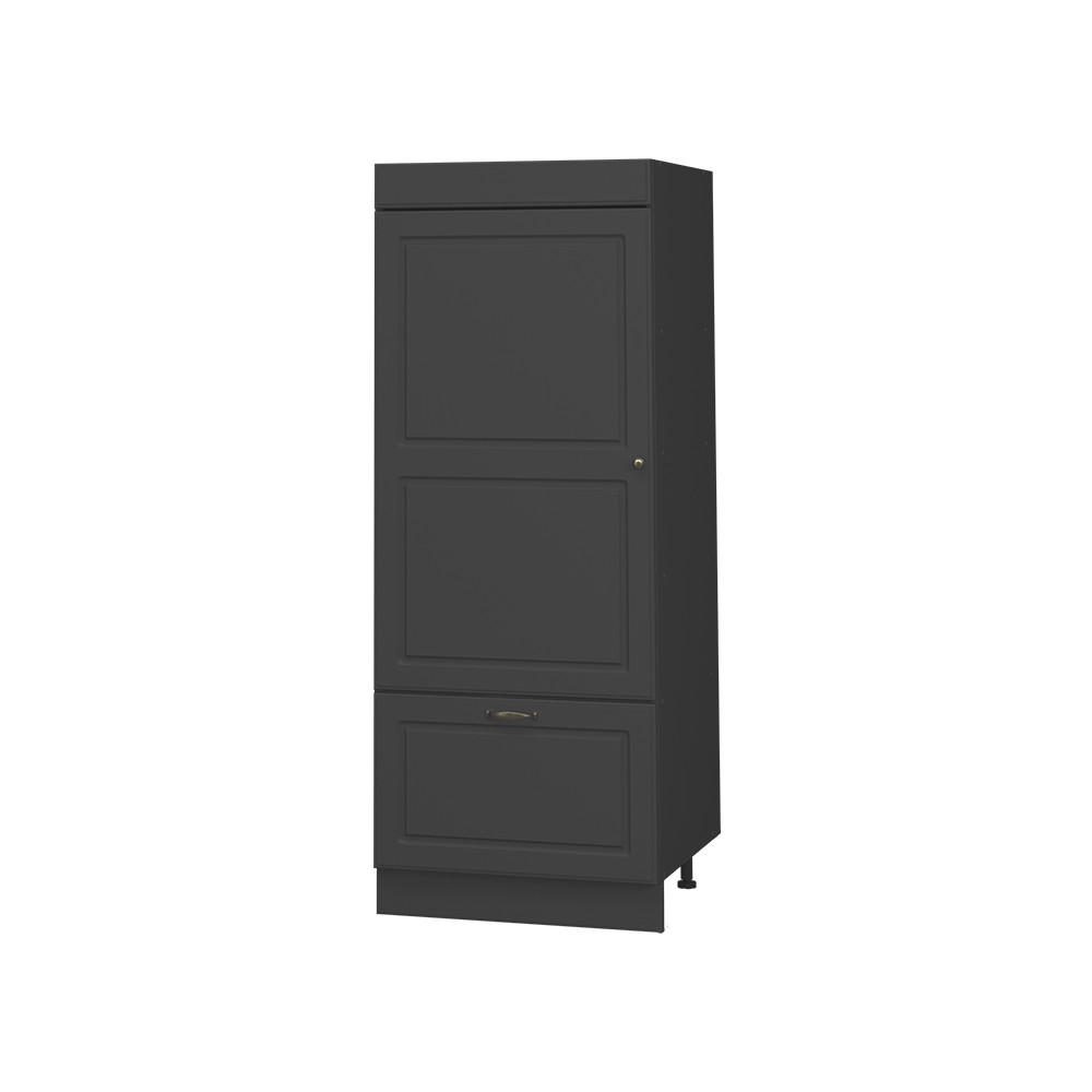 KUCHYŇSKÁ SPÍŽNÍ SKŘÍŇ Fame-Line, Anthrazit-Gold Landhaus/Antracit, 60 cm - antracitová, kompozitní dřevo (60/153.6/58.1cm) - Vicco