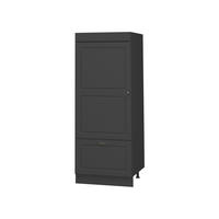 KUCHYŇSKÁ SPÍŽNÍ SKŘÍŇ Fame-Line, Anthrazit-Gold Landhaus/Antracit, 60 cm - antracitová, kompozitní dřevo (60/153.6/58.1cm) - Vicco