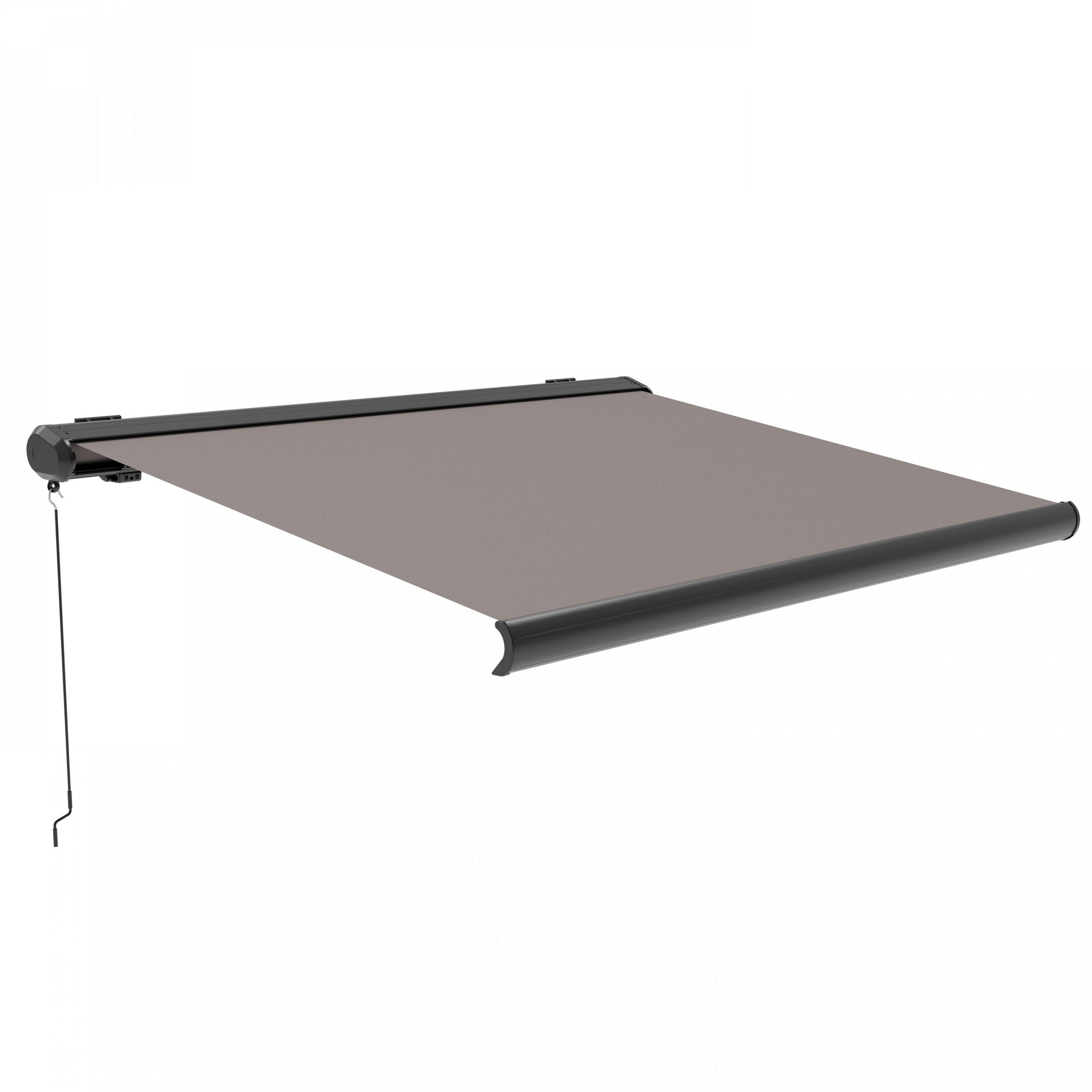 MARKISE 2,5x3m, Taupe - Taupe, Metall (250/15/295cm) - Oviala