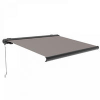 MARKISE 2,5x3m, Taupe - Taupe, Metall (250/15/295cm) - Oviala