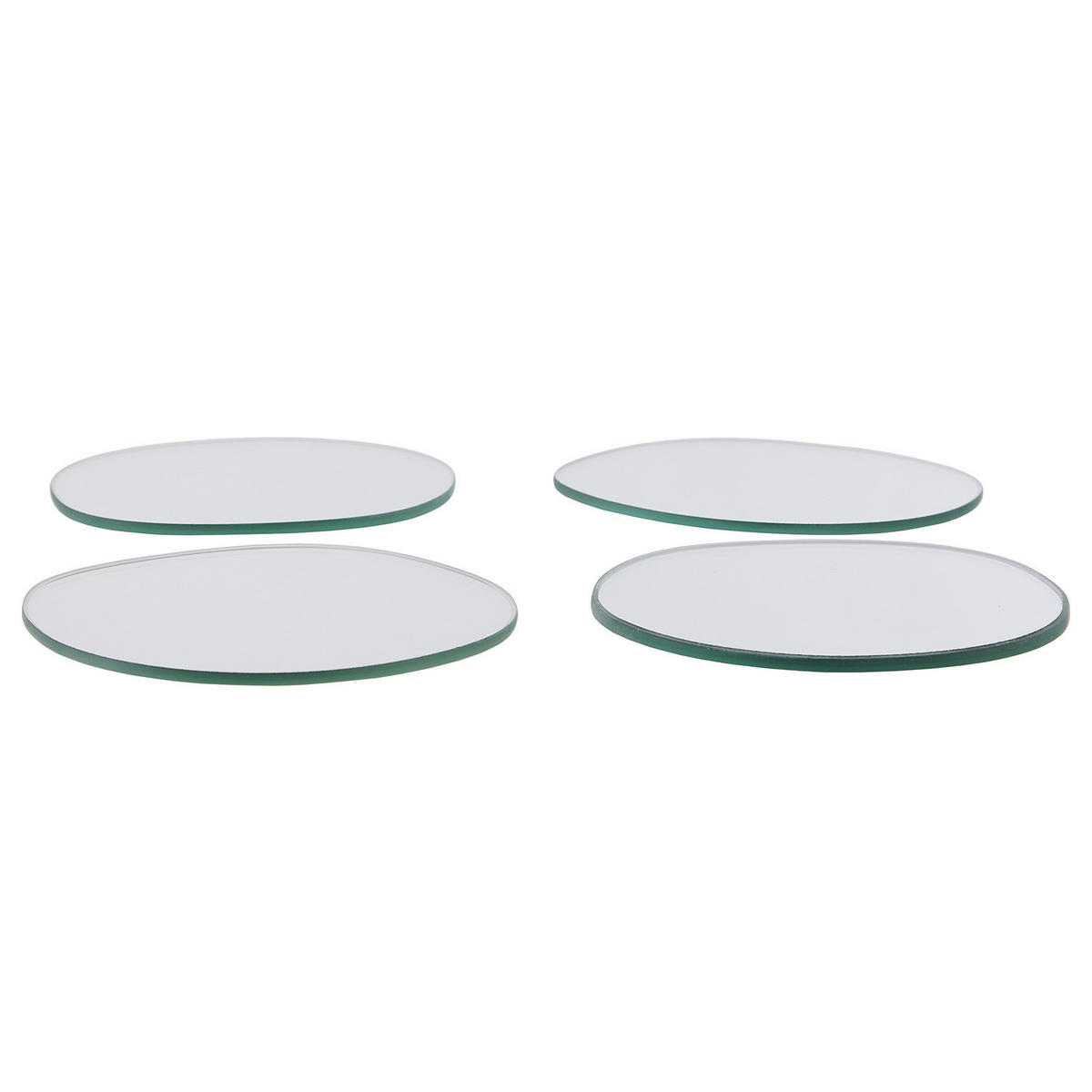 SPIEGELUNTERSETZER (4er Set) Mirror - Silberfarben, Glas (12/11cm) - Butlers