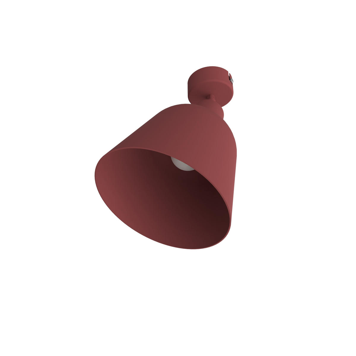 DECKENLEUCHTE - Rot, Metall (33/33/42cm) - Lumicom