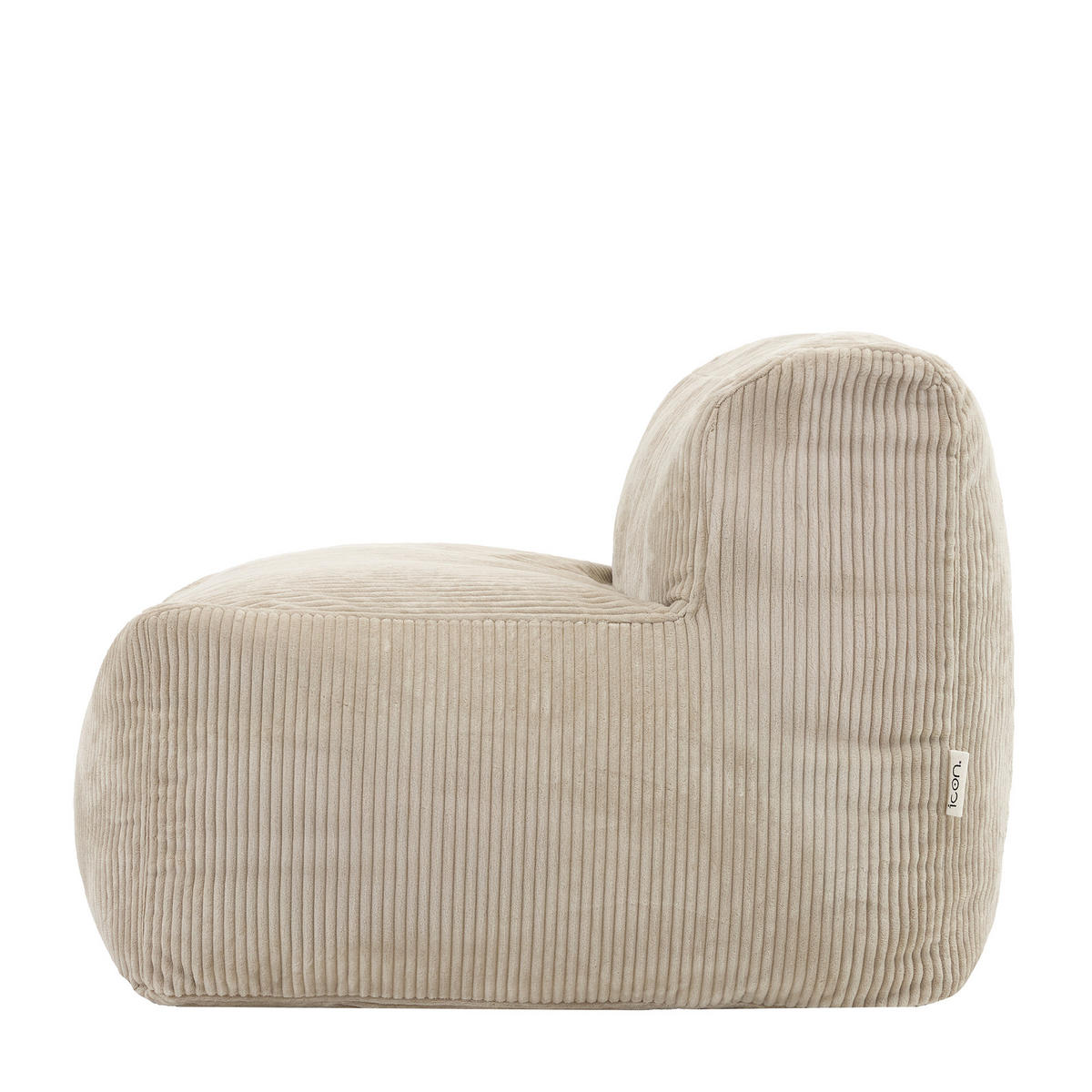 SITZSACK-SESSEL ZEN modular Cord - Beige, Textil (95/68/100cm) - icon
