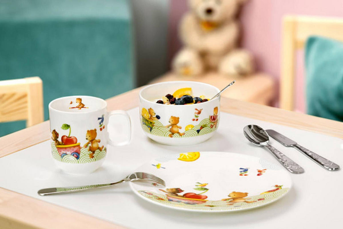 KINDERGESCHIRR Hungry as a Bear bunt - Multicolor, Keramik (1/1/1cm) - Villeroy & Boch