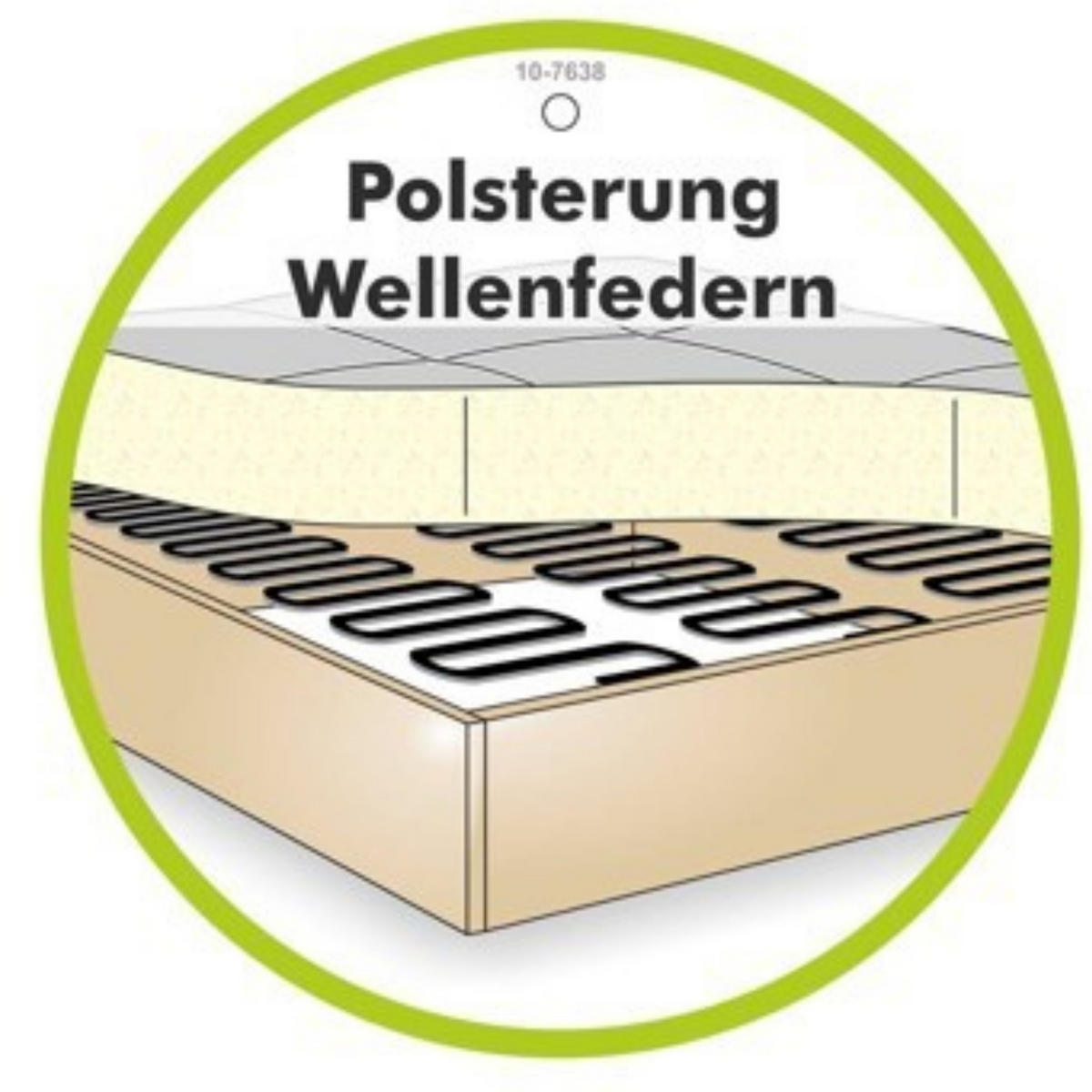 OHRENSESSEL mit HOCKER, hoher Sitzkomfort durch Wellenunterfederung B90/H98/T76 cm, Strukturstoff Rot / 18002 - Rot/Schwarz, Holz/Textil (90/98/76cm) - luma-home