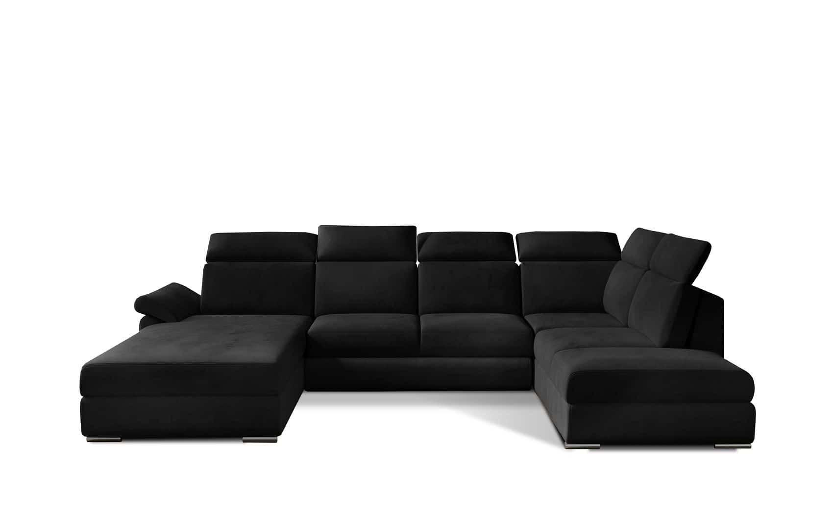 Eltap Wohnlandschaft Schwarz 336x102x211 cm
