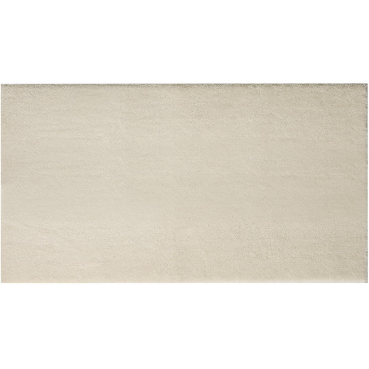 KURZFLORTEPPICH Soft Zone,rutschfeste Unterseite,beige - Beige, Kunststoff (110/60cm) - tectake