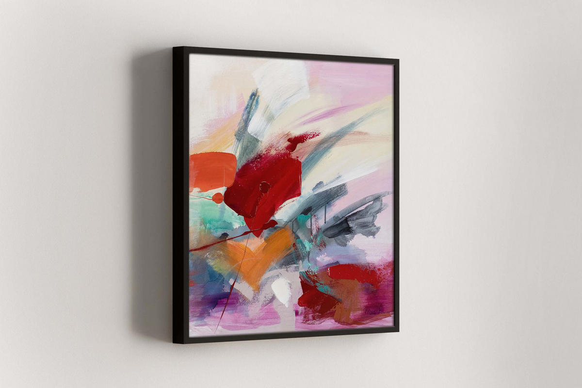 OLEJOMALBA 50/50 cm, Moře a pláž - různobarevná, dřevo/textil (50/50cm) - KUNSTLOFT
