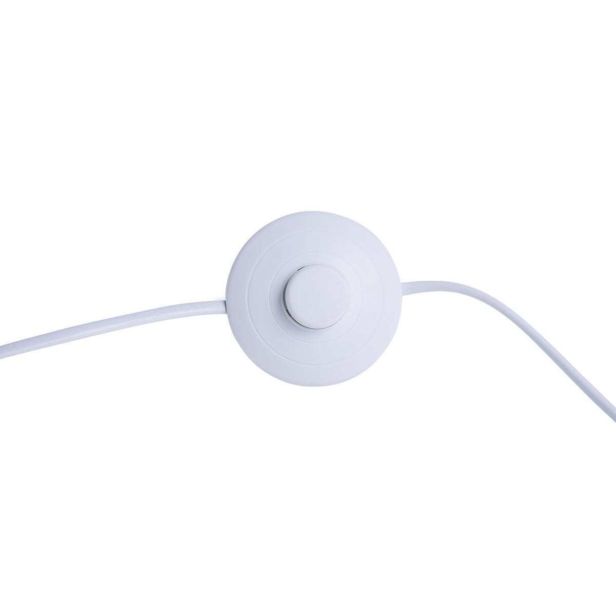 STEHLAMPE Benue 50/160/188 cm - Weiß, Metall (50/50/188cm) - Beliani