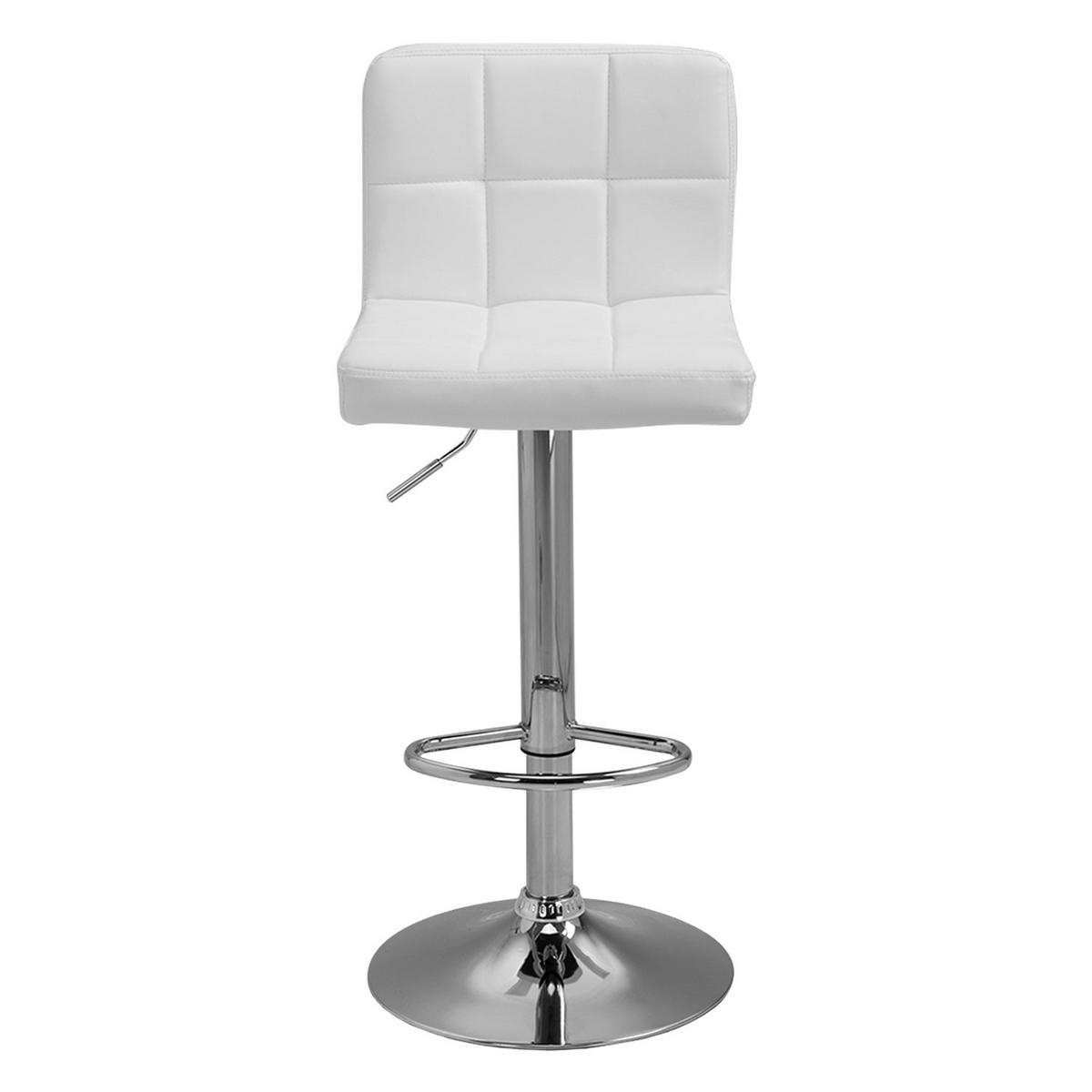 BARHOCKER Mike Weiß 2er-Set - Weiß, Kunststoff (39/106/46.5cm) - Happy Garden