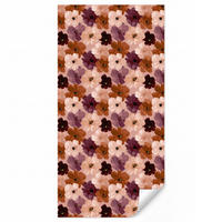 TAPETE - Blumen - Abstrakt - Erdtöne - 100x200 cm - Multicolor, Papier (100/200cm) - OnlyWow
