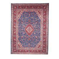 ORIENTTEPPICH handgeknüpft Ekbatan Blau 373/272 cm Schurwolle - Blau, Textil (272/373cm) - Looma