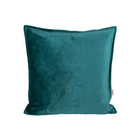 KISSENHÜLLE Samt&Sonders petrol 45/45 cm - Petrol, Textil (45/45cm) - beties Heimtextil