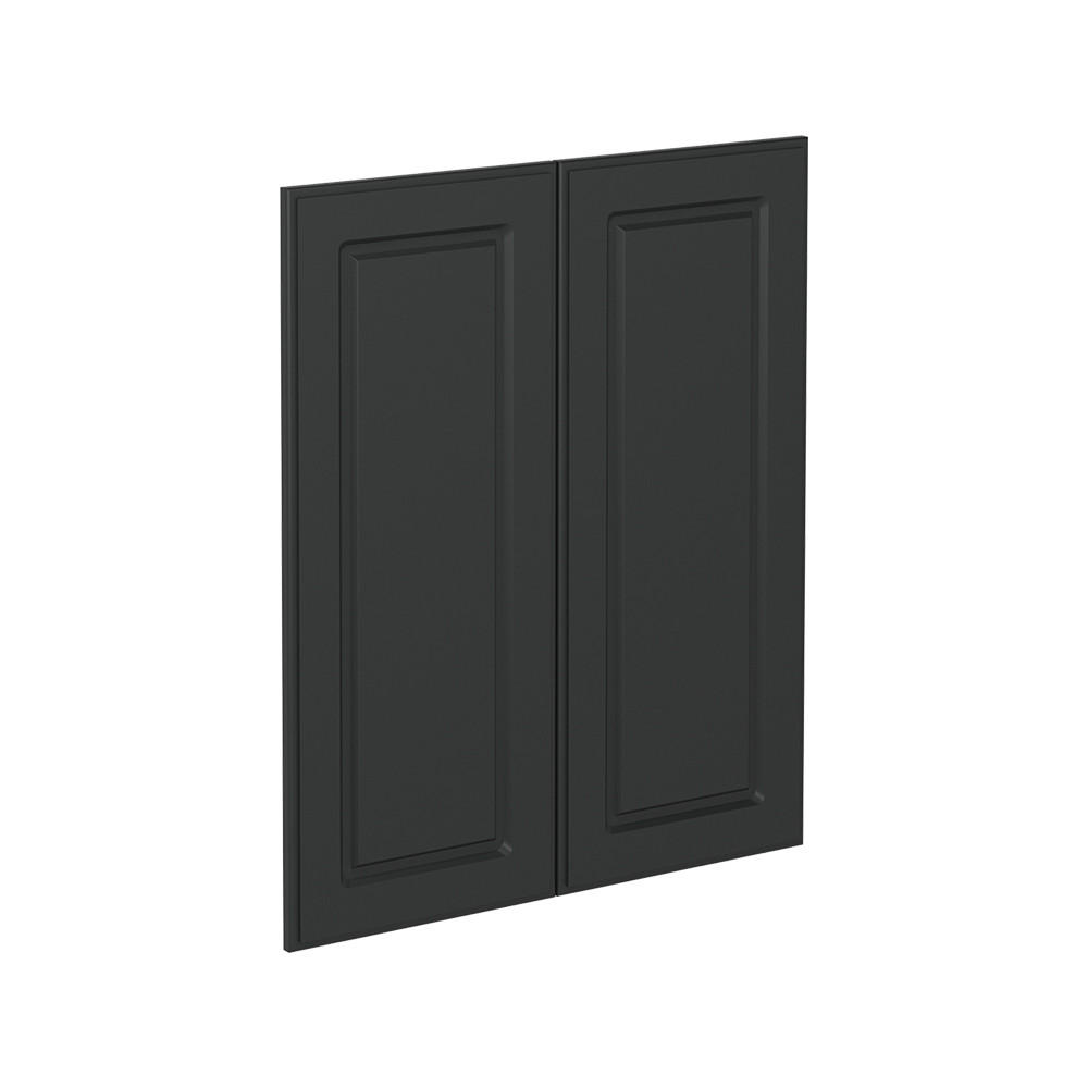 KÖKSFRONT R-Line Antracit hus på landet 59.2x71.3 cm möbelfront för underskåp 71.3/59.2/1.6 cm