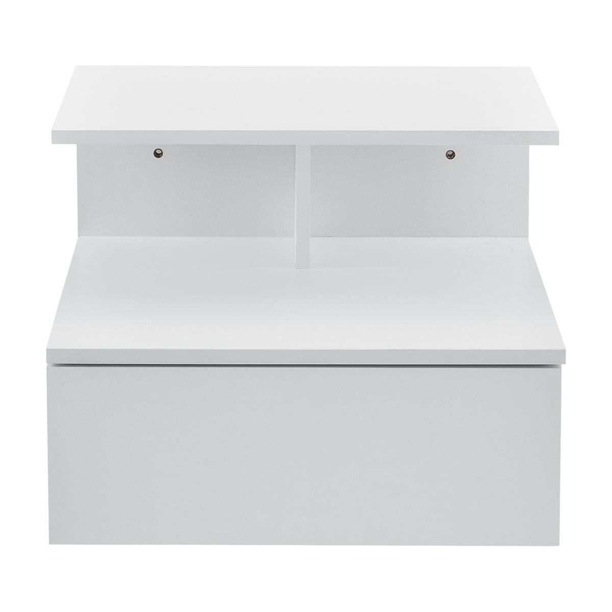 WANDSCHRANK Amberg - Weiß, Holzwerkstoff (40/31/35cm) - [en.casa]
