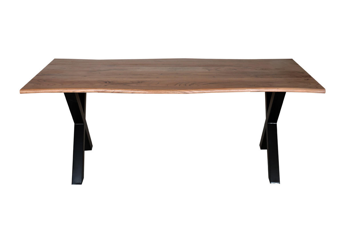 ESSTISCH Madrid 180x90 cm, Natur, Akazienholz - Naturfarben, Holz (180/90/77cm) - dasmöbelwerk