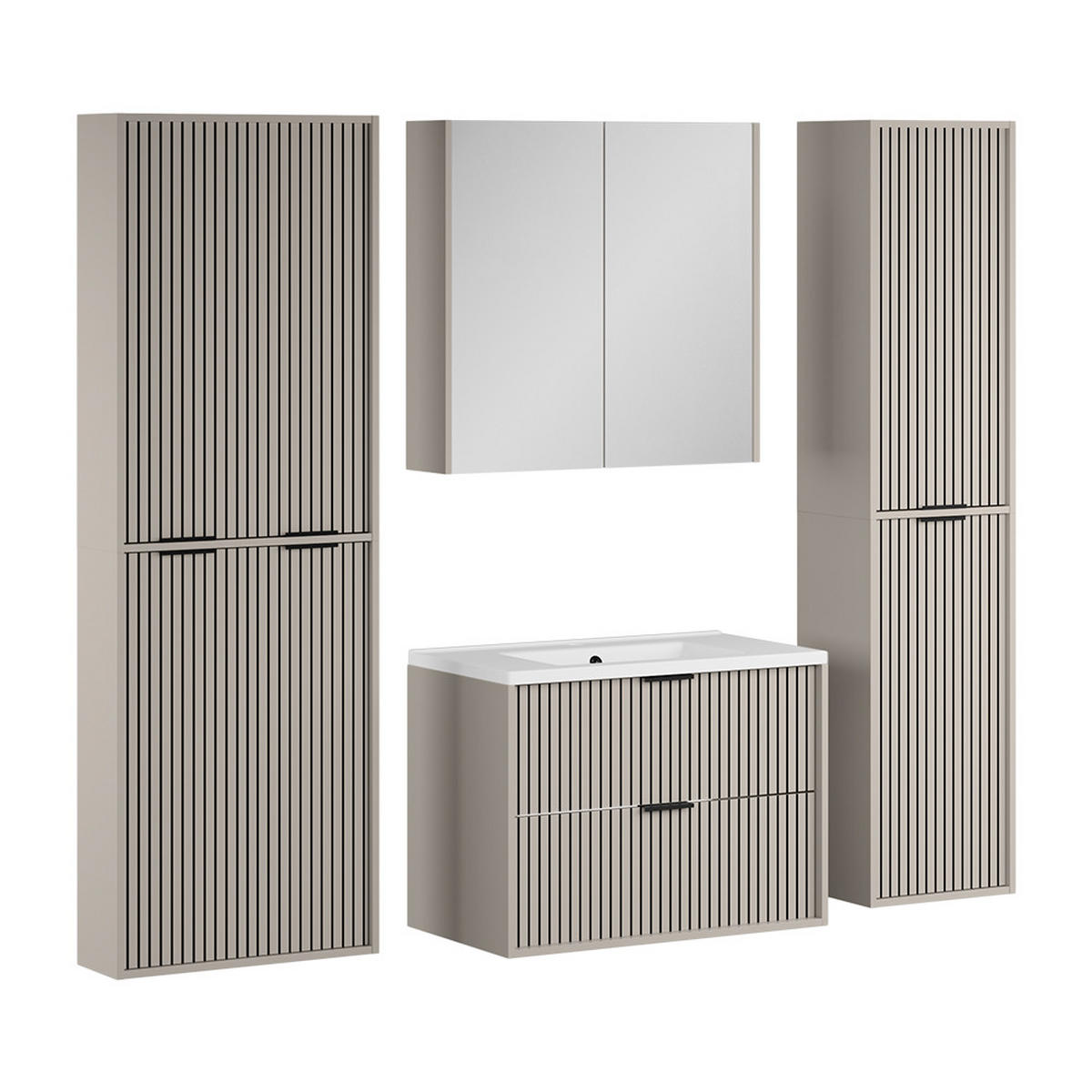 KOUPELNOVÝ NÁBYTEK Ruford Kašmír - kašmírová, kompozitní dřevo (80/57/45cm) - Vicco