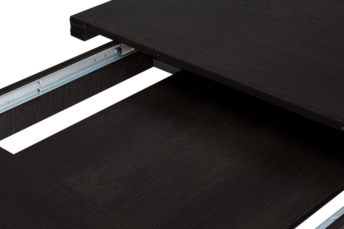 ESSTISCH COSPE ausziehbar bis 220cm, Wenge - Wengefarben/Braun, Holz (140/77/80cm) - KONSIMO®