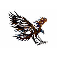 WANDDEKO Braun 93/72 cm - Braun, Metall (2.1/72/3cm) - KUNSTLOFT