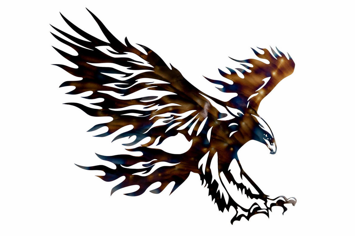 WANDDEKO Braun 93/72 cm - Braun, Metall (2.1/72/3cm) - KUNSTLOFT