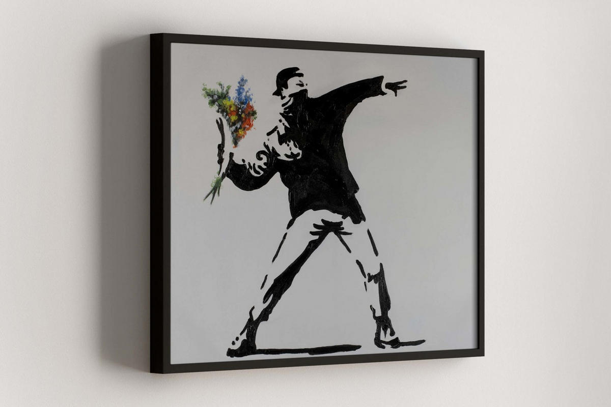 ACRYLBILD HANDGEMALT 100/75 cm - Multicolor, Holz/Textil (100/75cm) - KUNSTLOFT