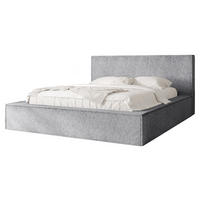 POLSTERBETT Glexi - Hellgrau, Holz/Textil (140/200cm) - MIRJAN24