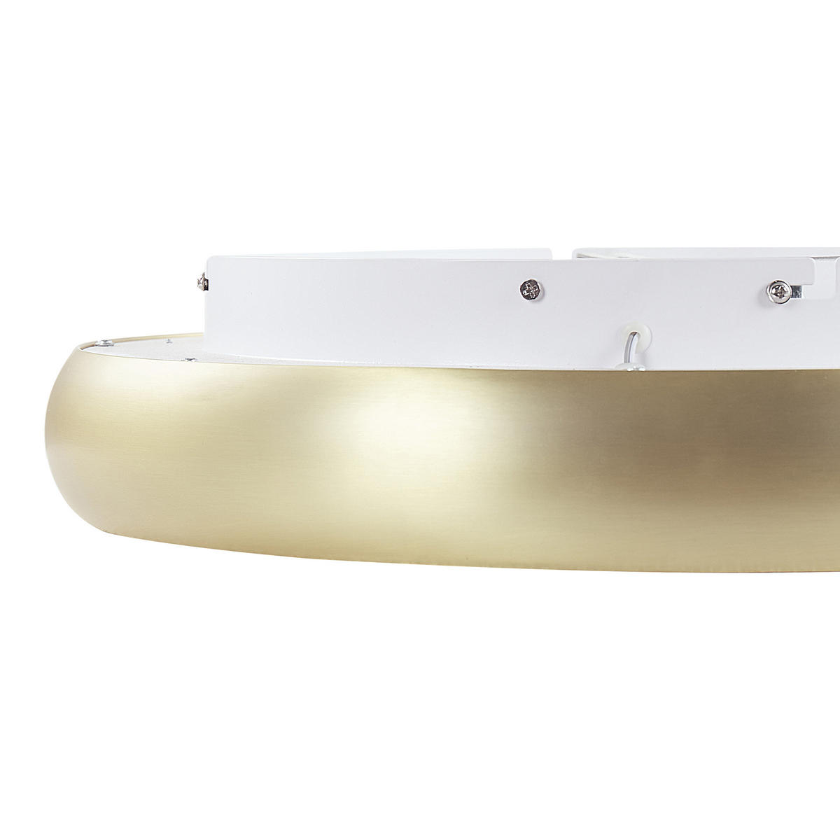 DECKENLEUCHTE Ataran 45/45/10 cm - Goldfarben, Metall (45/45/10cm) - Beliani