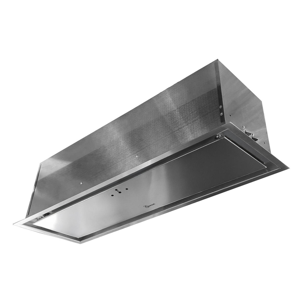 DUNSTABZUGSHAUBE GCH 973 IS 90 90 cm Edelstahl - Silberfarben, Metall (90/26/29cm) - Gurari