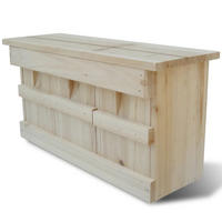 SPATZEN-NISTKASTEN 44/15,5/21,5 Cm - Braun, Holz (15.5/21.5/44cm) - vidaXL