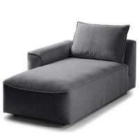 MODULLONGCHAIR - Grau, Holz/Textil (170/82/105cm) - home24