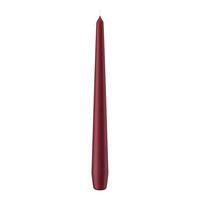 SPITZKERZEN Bordeaux 250 x 25 mm, 12 Stück - Bordeaux, Paraffin (2.5/25/25cm) - Wiedemann Kerzen