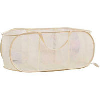 WÄSCHEKORB faltbar 90L beige - Beige, Textil (1/1/1cm)