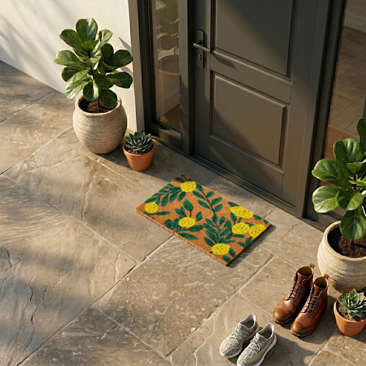 ROHOŽ - viacfarebná, textil/plast (60/40cm) - Relaxdays
