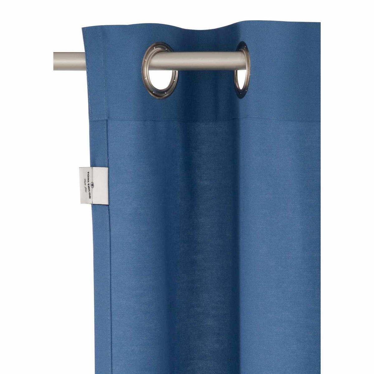 ÖSENVORHANG DOVE Blickdicht - Klar, Textil (140/0.5/245cm) - Tom Tailor