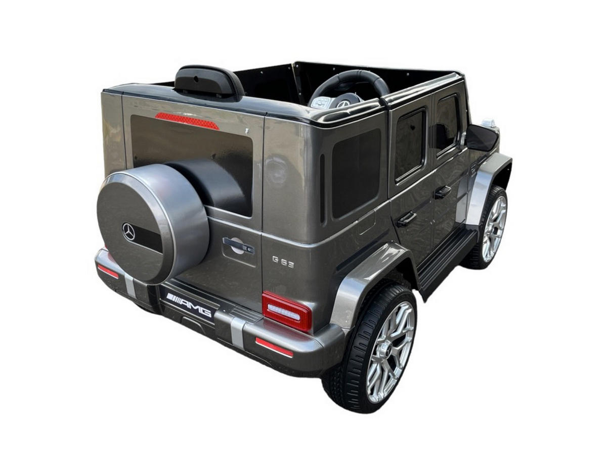 KINDER ELEKTROAUTO Mercedes G63 grau - Grau, Kunststoff (106/62/54cm) - TPFLiving