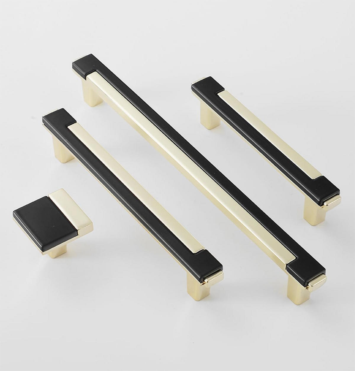 MÖBELGRIFF Schwarz 6er-Set 128 mm - Goldfarben, Metall (0.1/2.8/1.54cm)