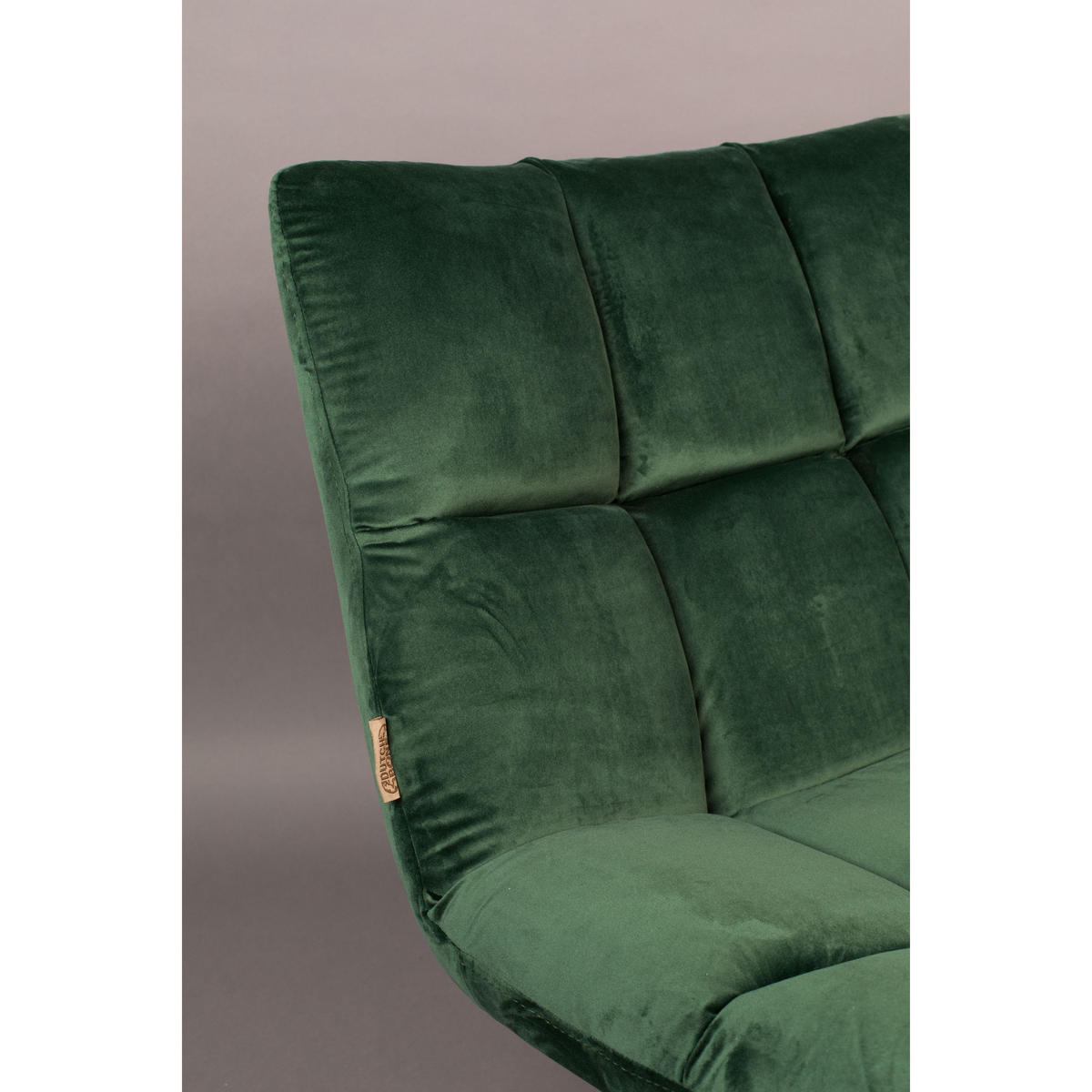 SESSEL Bar Bouclé Grün - Grün, Textil (76/78/74cm) - Dutchbone