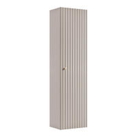 HOCHSCHRANK BELLO hängend geriffelt Kaschmir matt 35/136/27 cm - Kaschmir, Holzwerkstoff/Metall (35/136/27.2cm) - Rodan