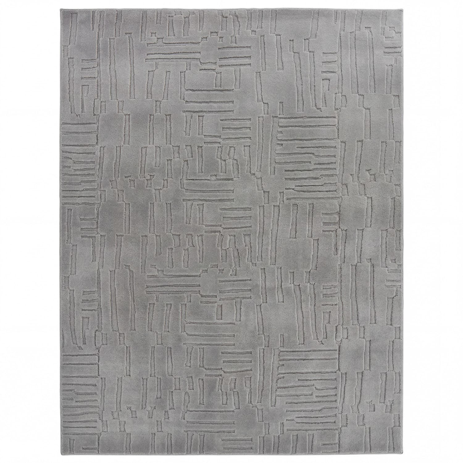 HOCHFLORTEPPICH 160/220 cm Tokio 476 - Grau, Kunststoff (160/220cm) - Paco Home