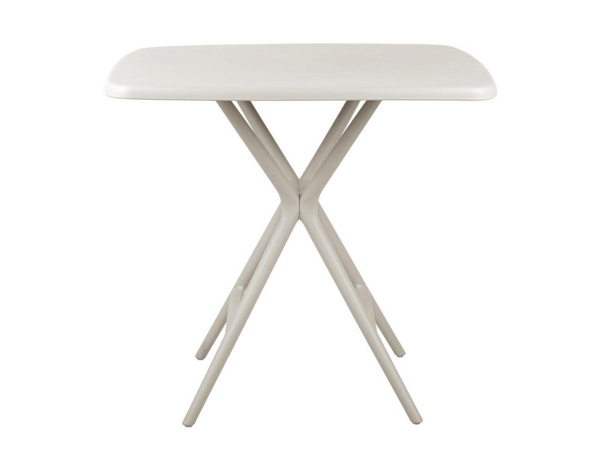 BEISTELLTISCH Mirth 70/70/73 cm - Weiß, Kunststoff (70/70/73cm) - Leitmotiv