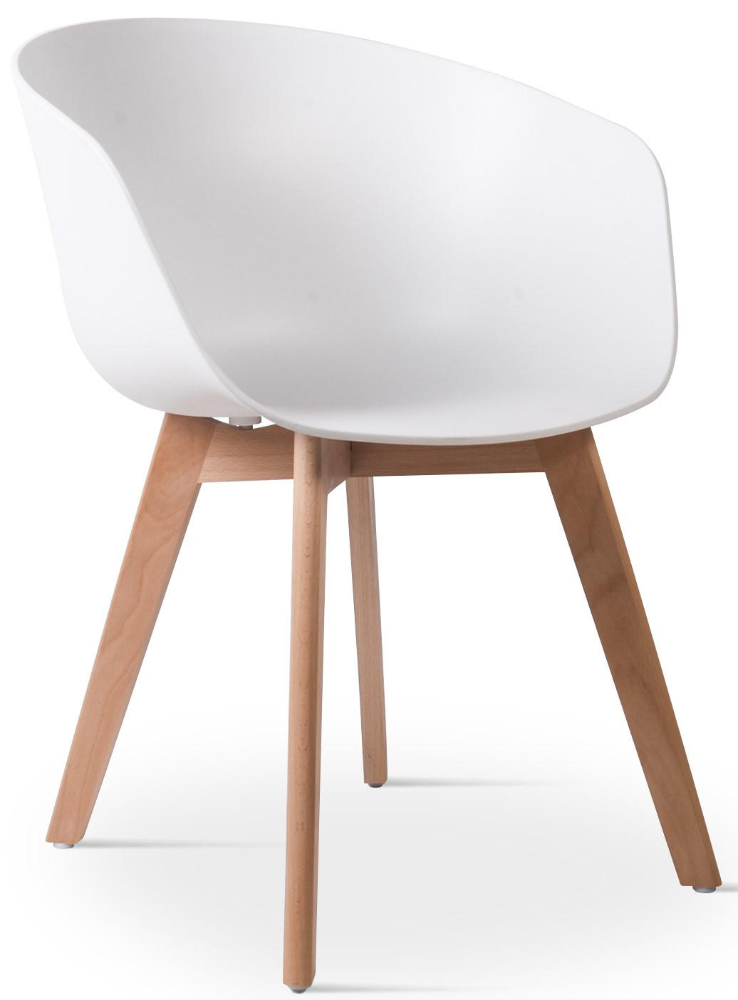 STUHL Polypropylen Weiß - Weiß, Kunststoff (55/76/56cm) - Nordlys