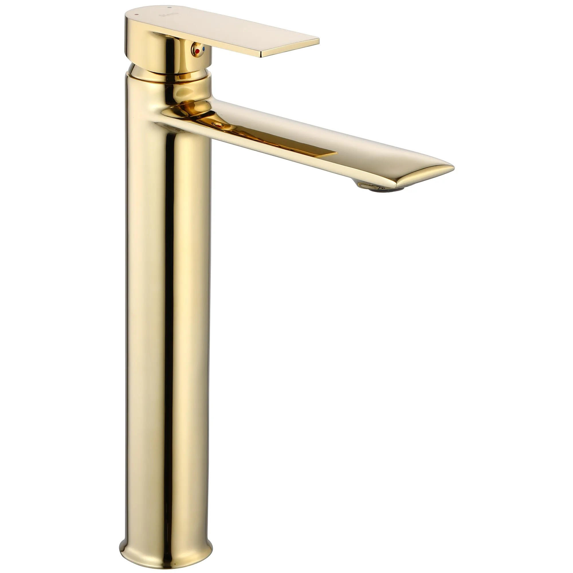 WASCHBECKENARMATUR Rea Veneta Gold High - Goldfarben, Metall (4.2/29.2/20cm) - REA