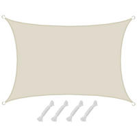 SONNENSEGEL 300/500 cm beige, rechteckig - Beige, Kunststoff (300/500cm) - Amanka